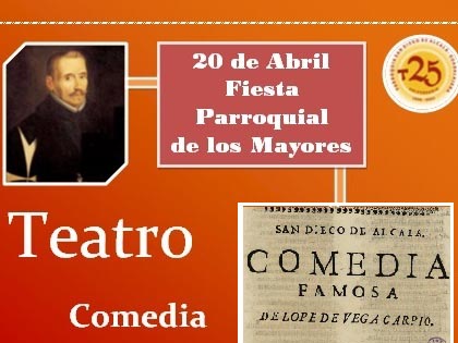 Sábado 20: teatro sobre ‘La Vida de San Diego de Alcalá’, en la parroquia homónima
