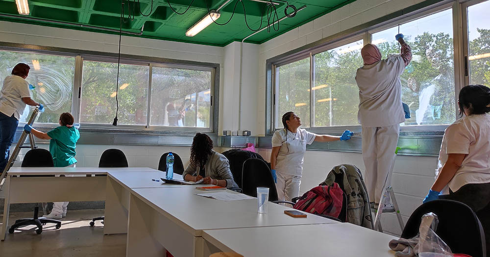 Cáritas organiza un curso sobre formación en ‘Limpieza de superficies y mobiliario’