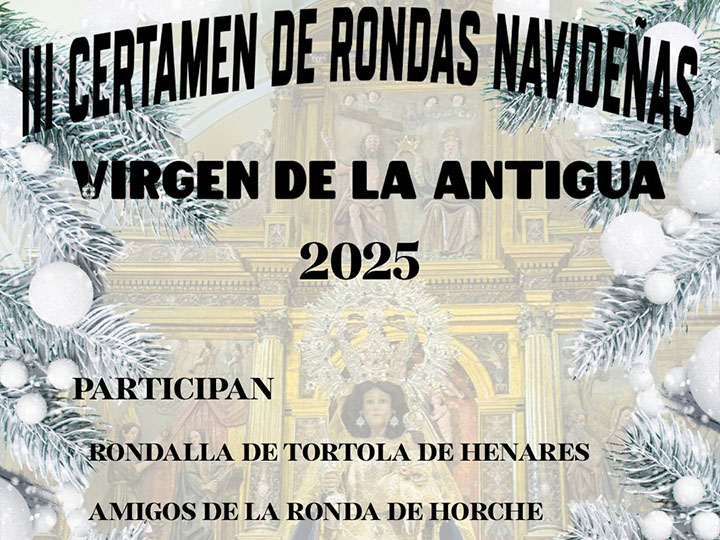 Sábado 29: III Certamen de Rondas Navideñas en la Antigua de Guadalajara