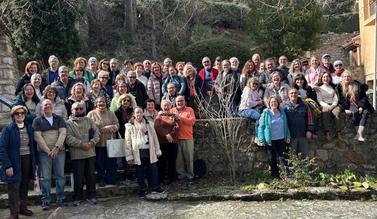 Lleno en los días de retiro en Buenafuente del Sistal