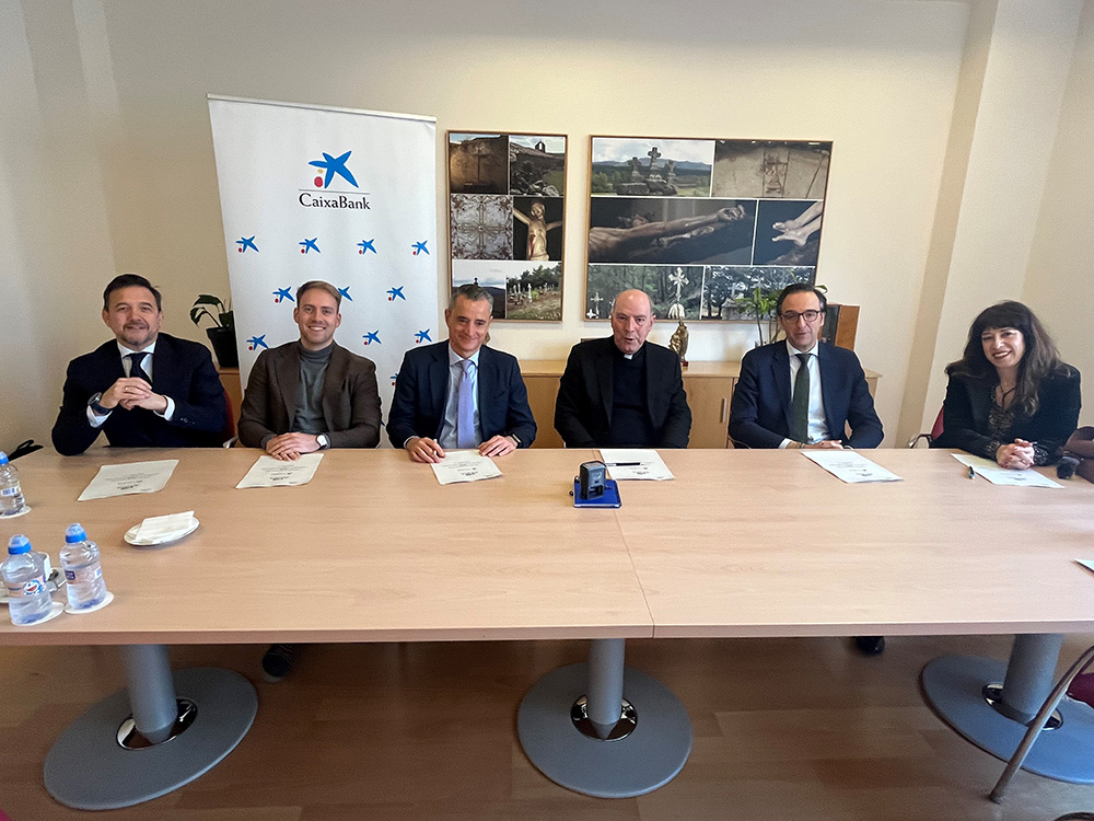 CaixaBank y la diócesis firman un convenio de colaboración